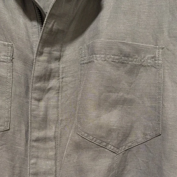 Gray Linen WomenJacket - Picture 4 of 5